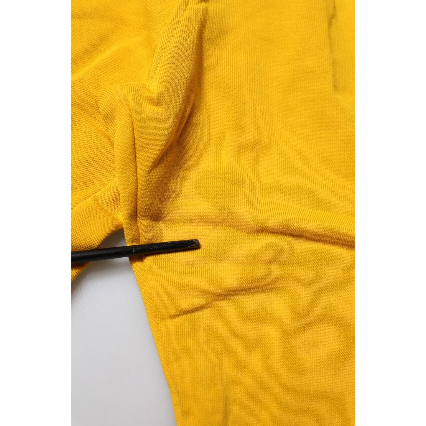 Dolce & Gabbana Yellow Cotton Sweatpant Jogger Trouser Pants Dolce & Gabbana