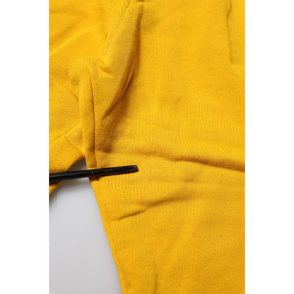 Dolce & Gabbana Yellow Cotton Sweatpant Jogger Trouser Pants Dolce & Gabbana