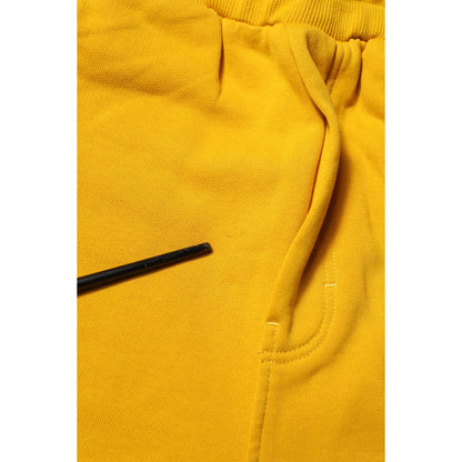 Dolce & Gabbana Yellow Cotton Sweatpant Jogger Trouser Pants Dolce & Gabbana