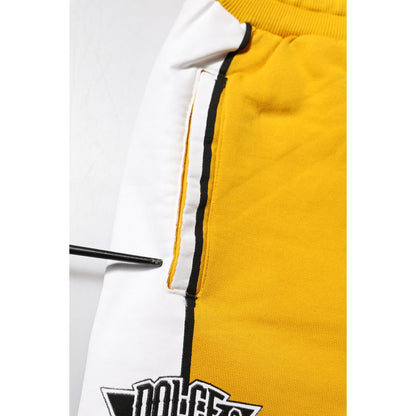 Dolce & Gabbana Yellow Cotton Sweatpant Jogger Trouser Pants Dolce & Gabbana