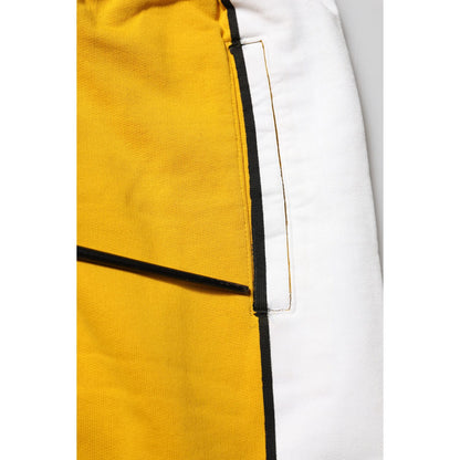Dolce & Gabbana Yellow Cotton Sweatpants Jogger Trouser Pants Dolce & Gabbana