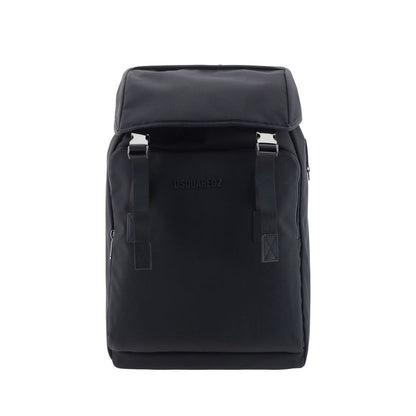 Dsquared² Black Nylon Backpack
