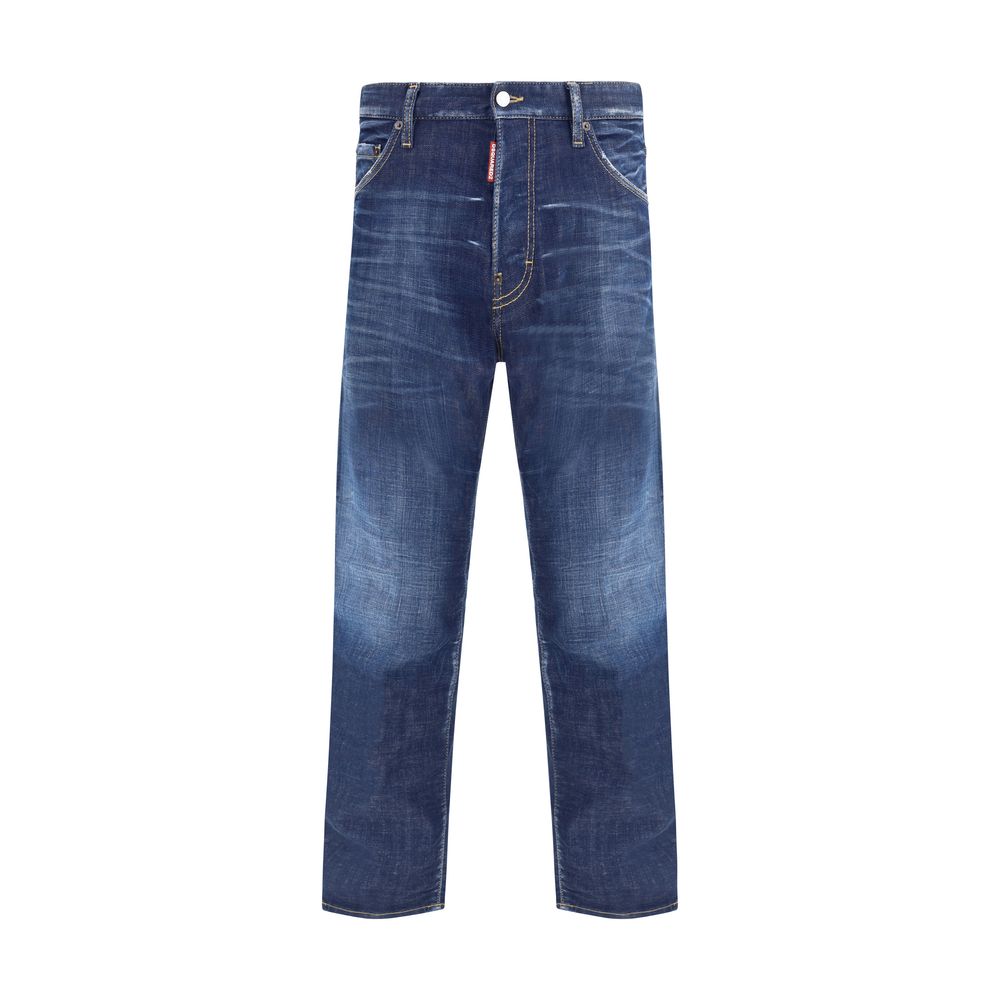 Dsquared² Blue Cotton Skinny Jeans