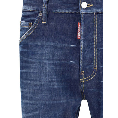 Dsquared² Blue Cotton Skinny Jeans