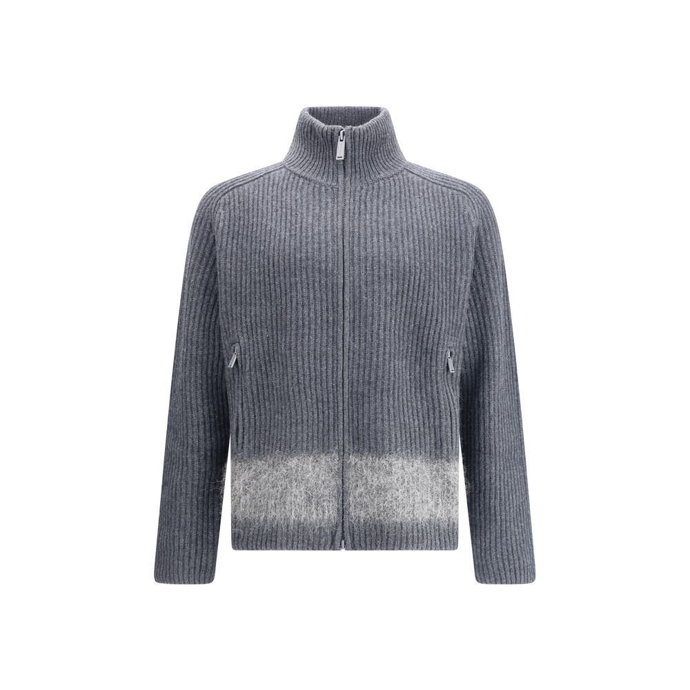 Dsquared² Gray Wool Cardigan
