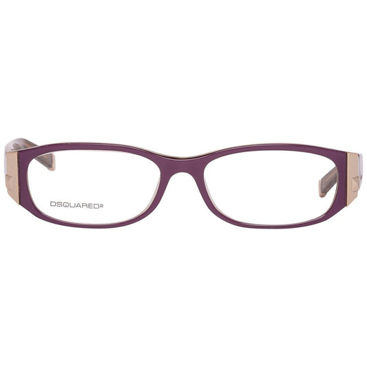 Dsquared² Purple Plastic Frames - Women's DQ5053-081-53 glasses with 53/15/130 mm dimensions and Filter 3 UV protection.