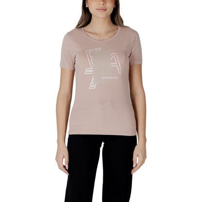 EA7 Emporio Armani Pink Cotton Sportswear EA7 Emporio Armani
