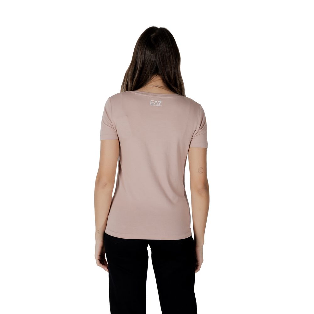 EA7 Emporio Armani Pink Cotton Sportswear EA7 Emporio Armani