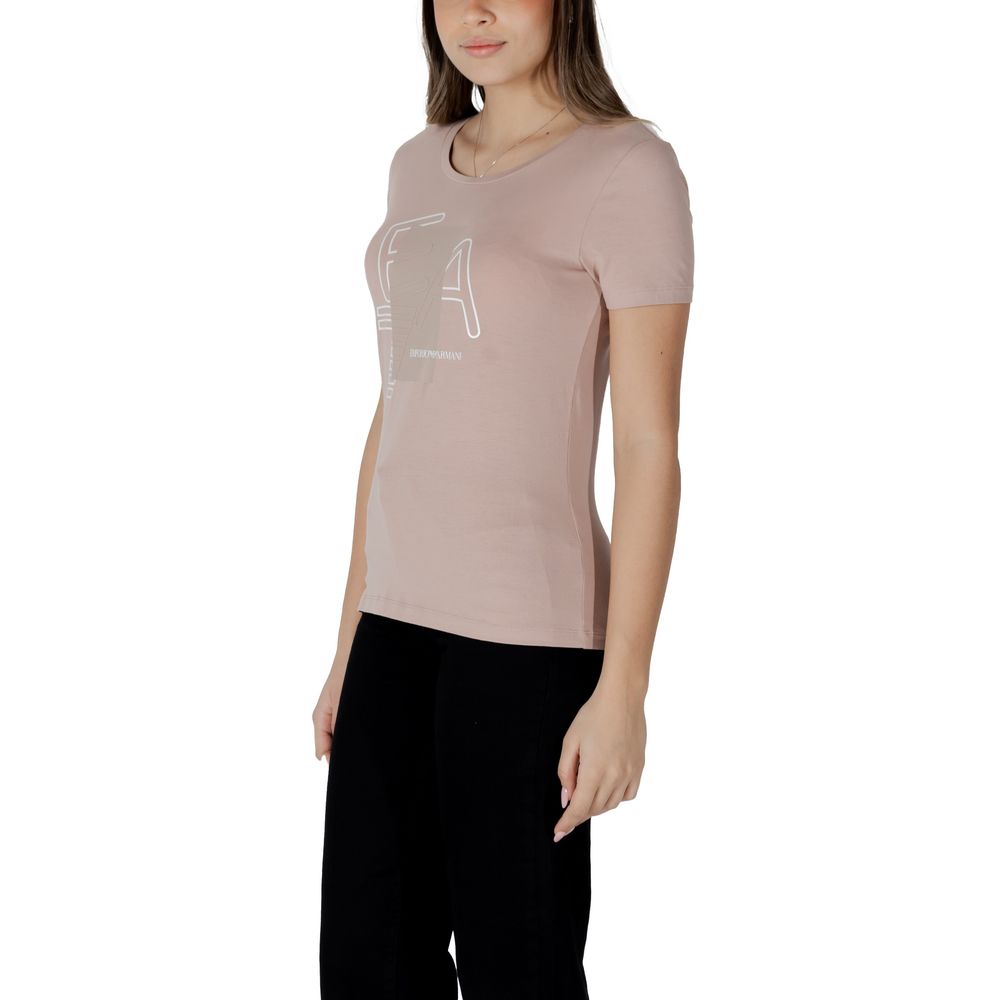 EA7 Emporio Armani Pink Cotton Sportswear EA7 Emporio Armani