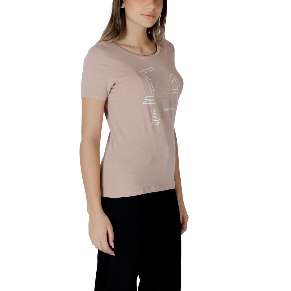 EA7 Emporio Armani Pink Cotton Sportswear EA7 Emporio Armani