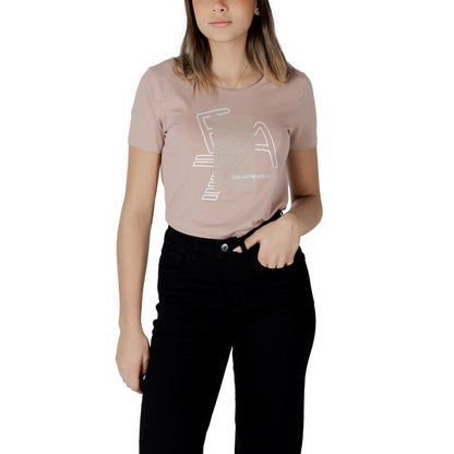EA7 Emporio Armani Pink Cotton Sportswear EA7 Emporio Armani
