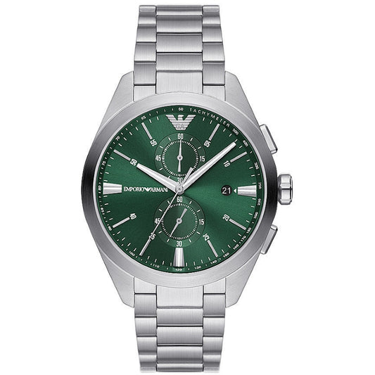 EMPORIO ARMANI MOD. AR11480 wristwatch for gents with stainless steel case, quartz movement, mineral dial, and 5 ATM water resistance.