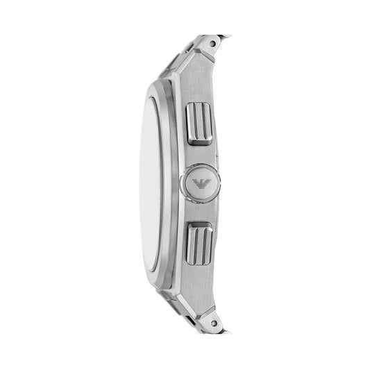 EMPORIO ARMANI WATCHES Mod. AR11640 side view, gent wristwatch with 43 mm case, shown with official branding and detailing.