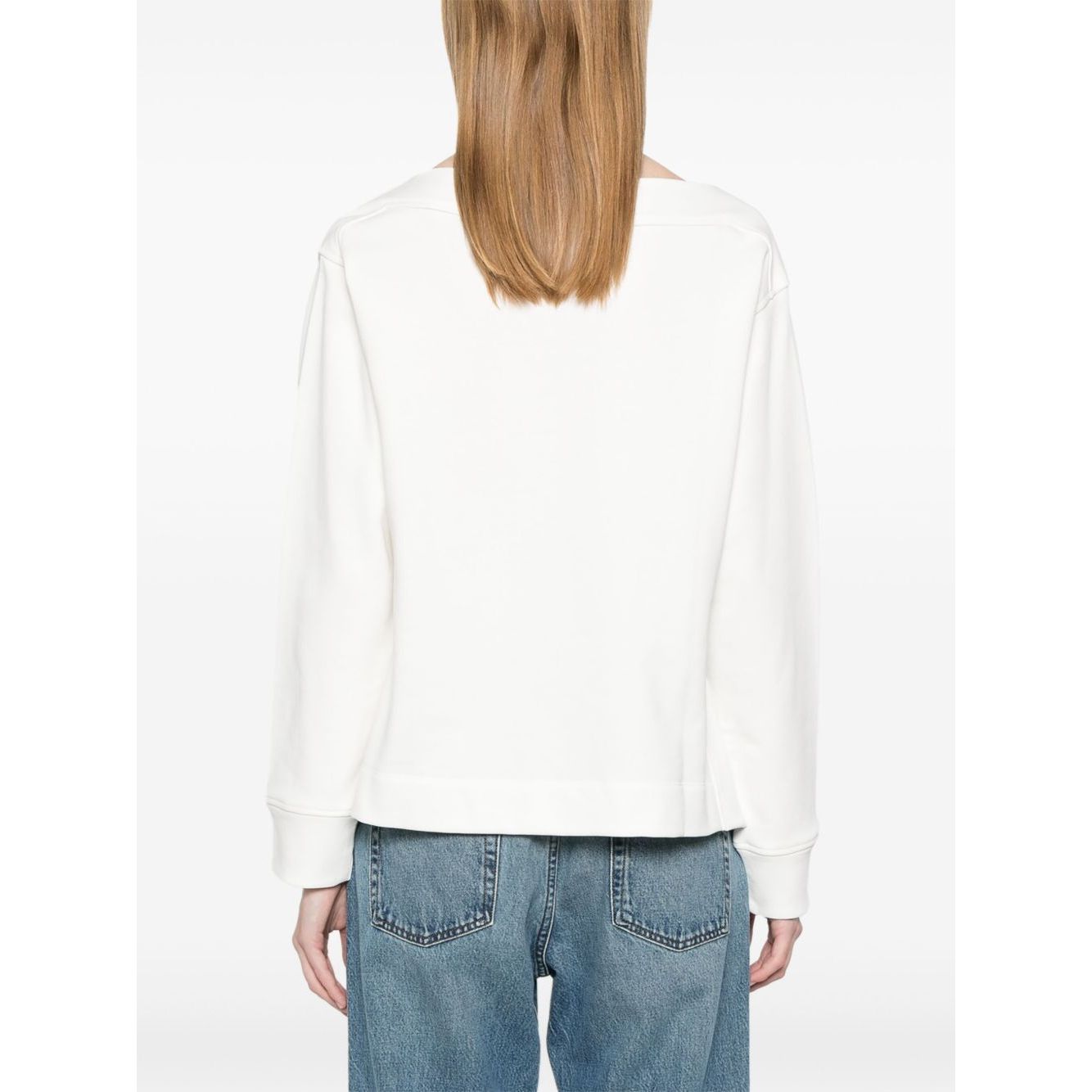 Emporio Armani logo embroidered sweatshirt Topwear