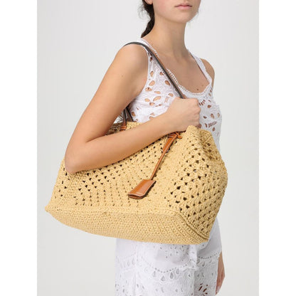 Ermanno Scervino Beige Leather Handbag Ermanno Scervino