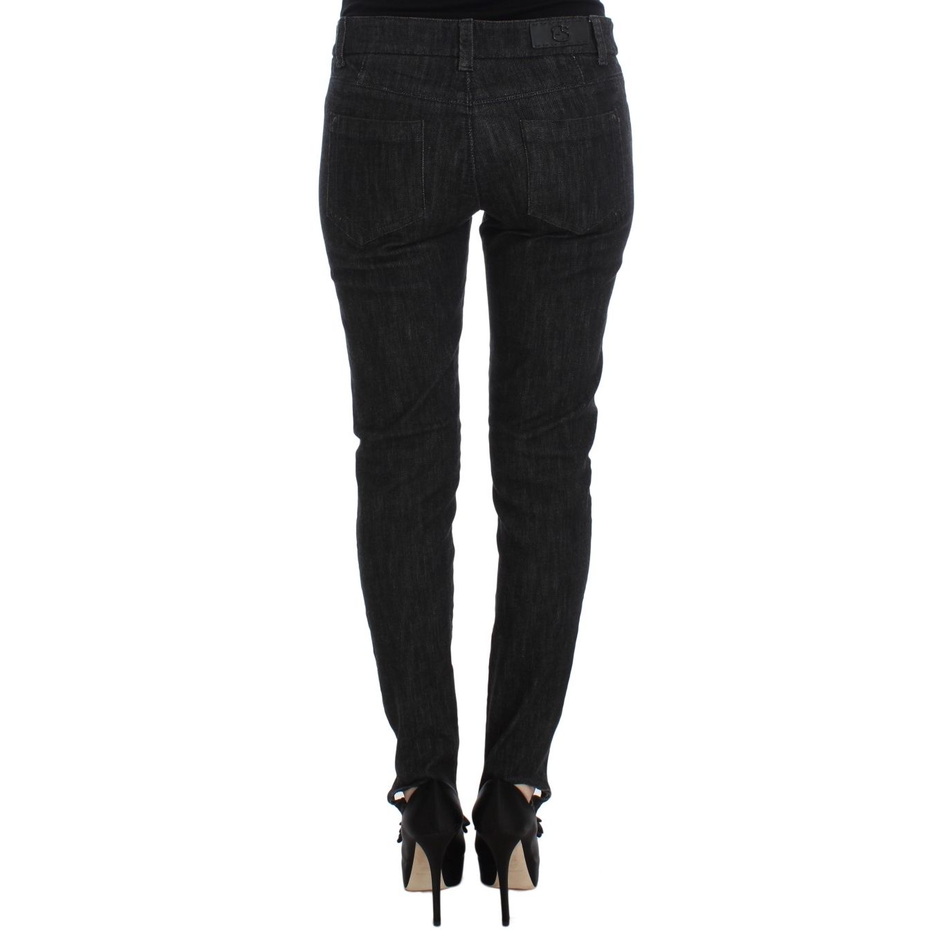 Ermanno Scervino Blue Cotton Slim Fit Denim Jeans