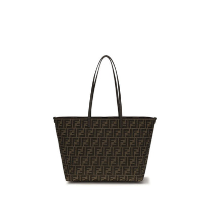 Fendi Brown Polyester Shoulder Bag