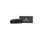 Frankie Morello eyeglass case and packaging showcasing luxury branding