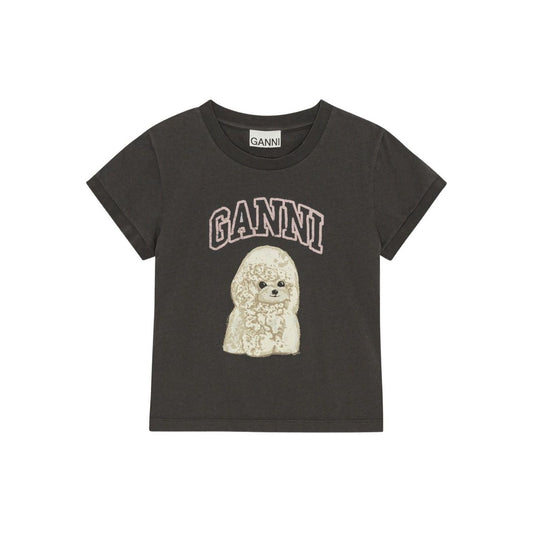GANNI T-shirts and Polos Grey