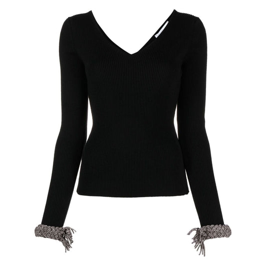 Giuseppe di Morabito Sweaters Black Fall - Winter 2023,LDin,Trending,Women,Women > Clothing,Women > Clothing > Topwear,Yes Eu Giuseppe Di Morabito FW23274KN27610-AI23