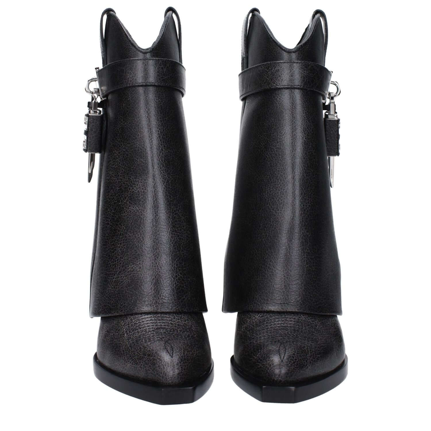 Givenchy Black Leather Ankle Boots
