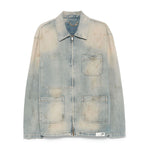 Golden Goose Coats Clear Blue Jackets