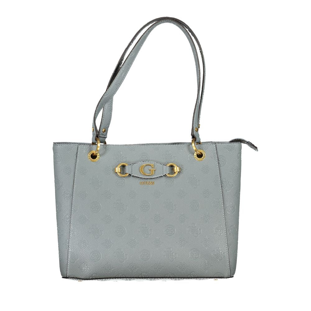 Guess Jeans Blue Polyethylene Handbag