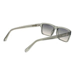 Back view of Guess Olive Men Sunglass with full-rim rectangle frame and gradient green lenses.