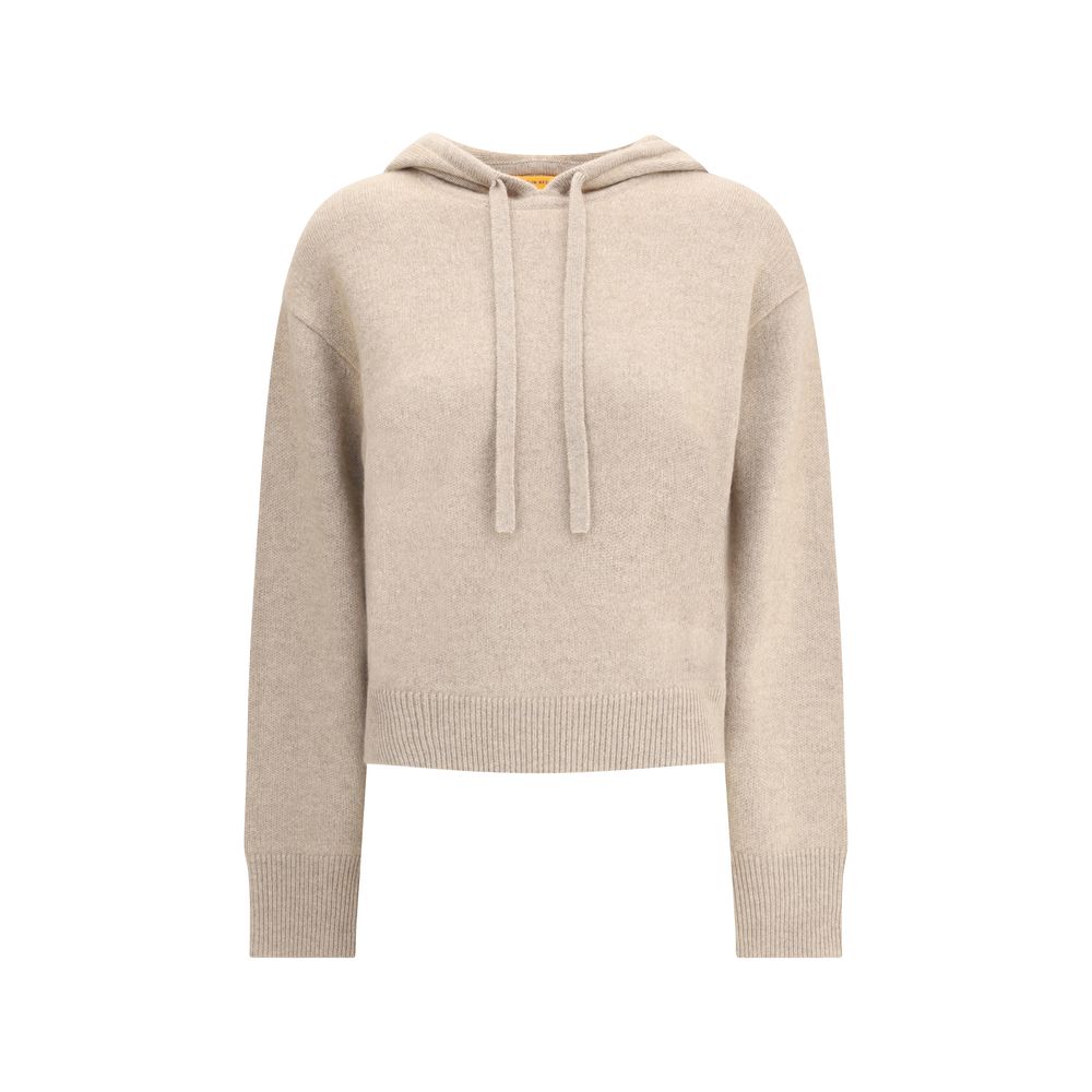 Guest in Residence Beige Cashmere Hoodie