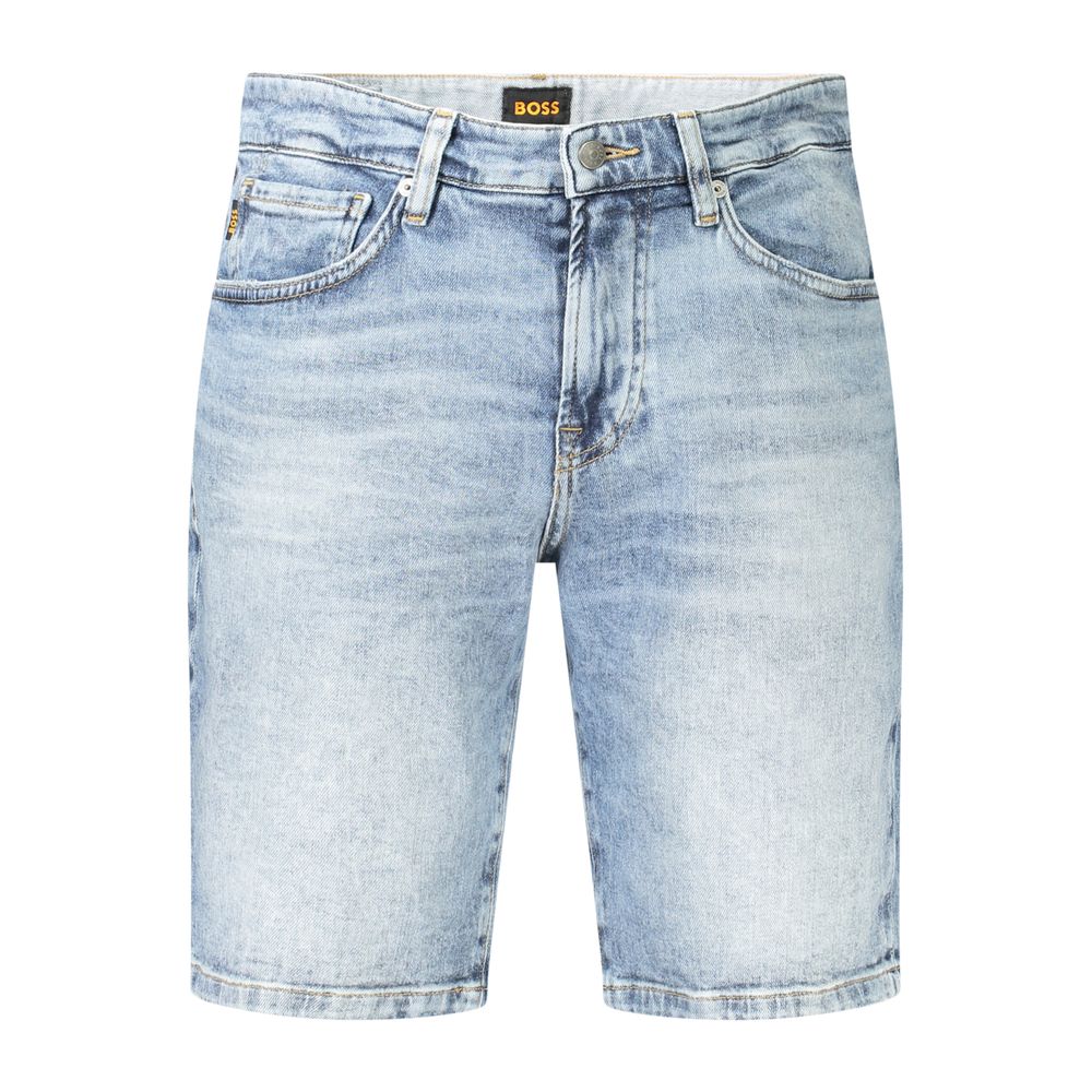 Hugo Boss Blue Cotton Short