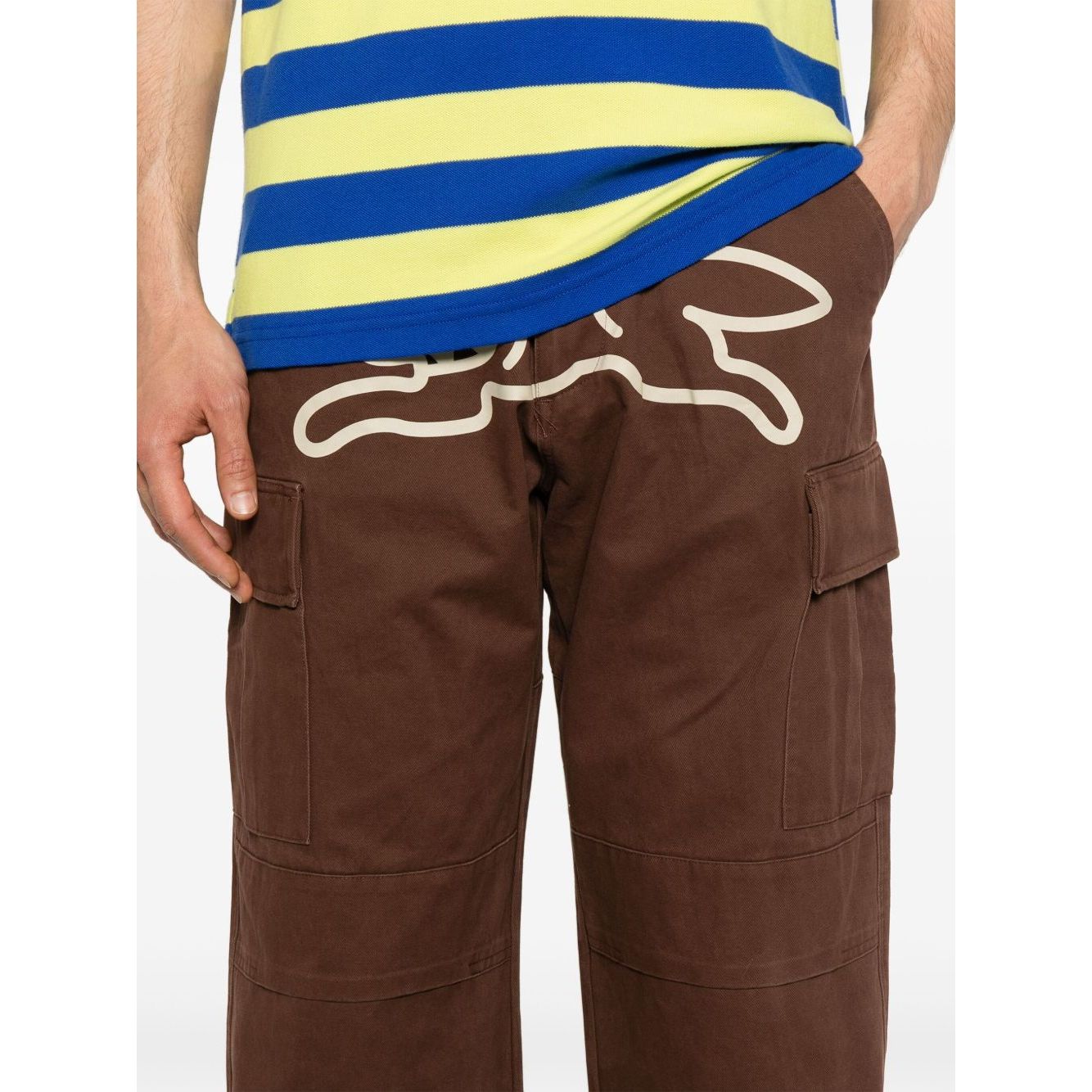 ICECREAM Trousers Brown