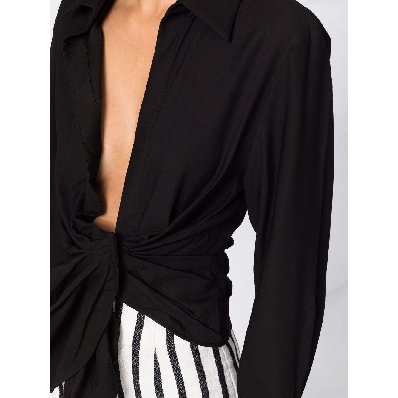 JACQUEMUS Shirts Black Shirts