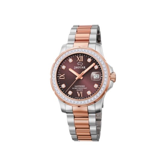 Luxury JAGUAR WATCHES Mod. J894/2 with two-tone metal bracelet and elegant design