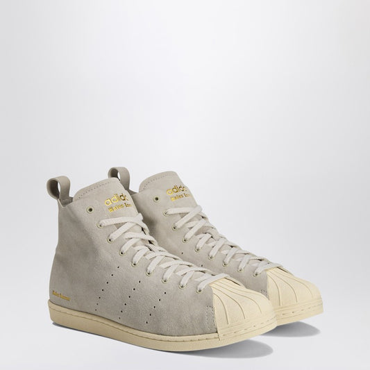 adidas by Wales Bonner Sneaker Superstar Hi Mist Stone/Wonder White/Gold Metallic JQ7633SUE/Q_ADIST-SC_604