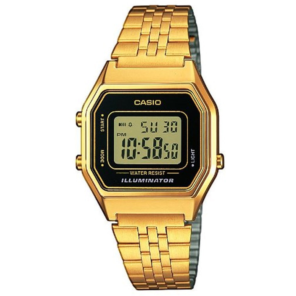 CASIO VINTAGE Mod. ICONIC LADY GOLD - BLACK CASIO COLLECTION & VINTAGE