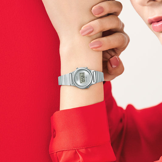 CASIO VINTAGE Mod. MINI COLLECTION SLIM ROUND - SILVER LA700WE-7AEF