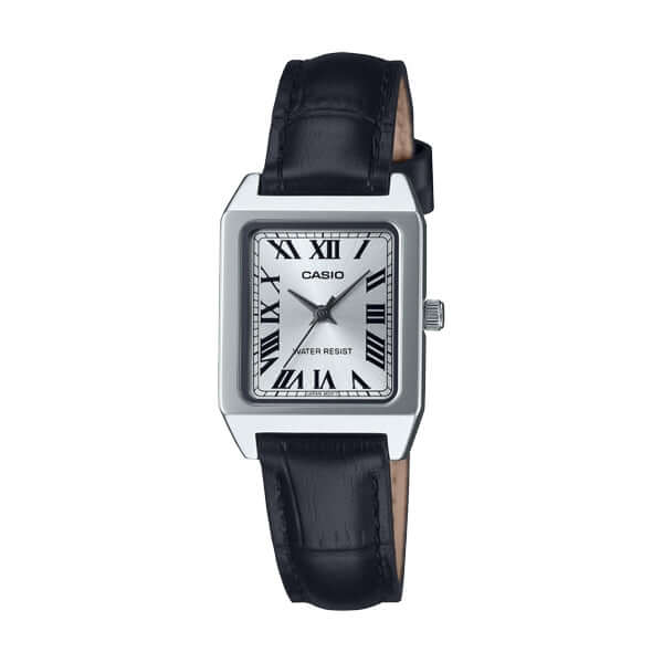 CASIO COLLECTION Mod. TANK LEATHER - WHITE CASIO COLLECTION & VINTAGE
