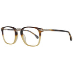 Lozza Yellow Unisex Glasses Frame with full-rim square design and plastic material, featuring demo lenses and spring hinges.