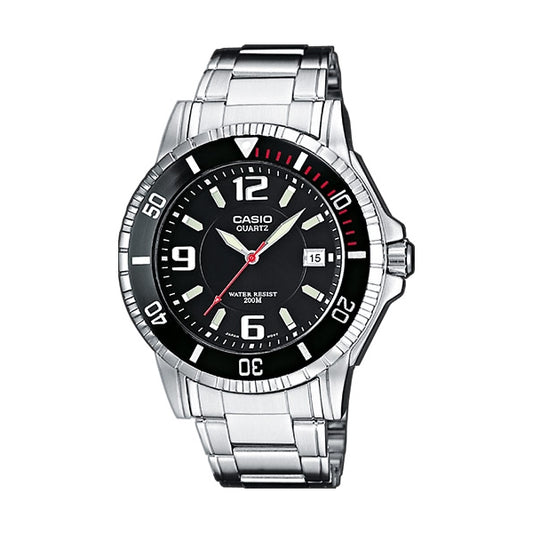 CASIO COLLECTION Mod. DIVER 200m NEOBRITE - BLACK MTD-1053D-1AVES