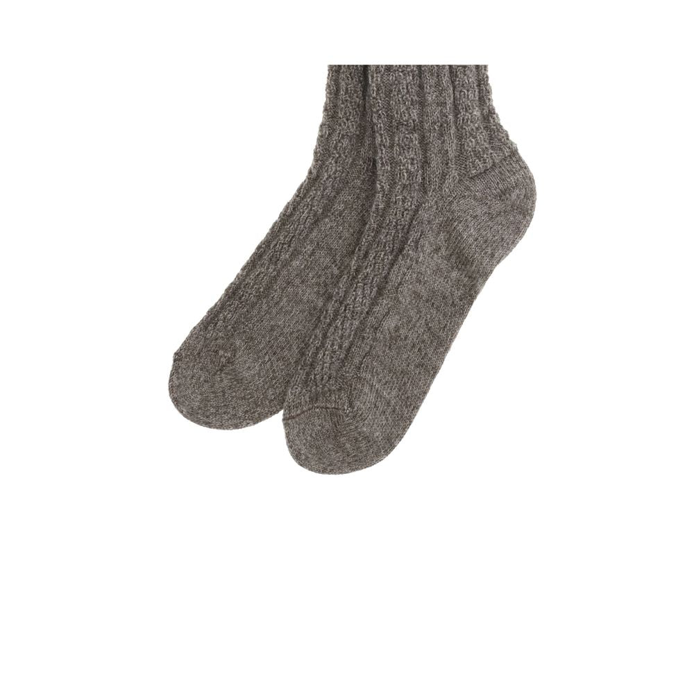 Margiela Brown Wool Socks