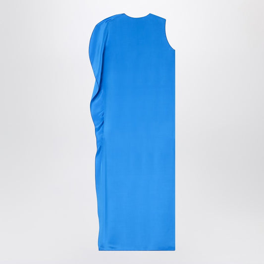 Max Mara Pianoforte Light blue flowy silk dress