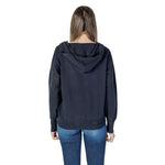Morgan De Toi Blue Viscose Sportswear - Women's Spring/Summer Sweatshirt Back View - 47% Viscose, 31% Polyester, 22% Polyamide