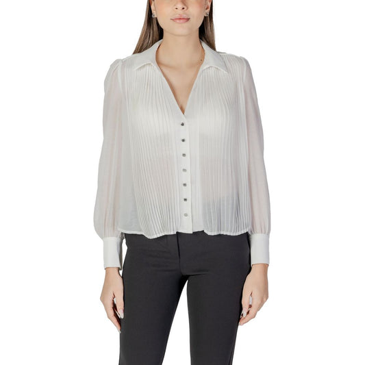 Morgan De Toi White Polyester Blouse