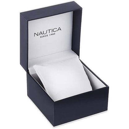 Nautica official box for NAUTICA Mod. NAPNOF303 gent's quartz analog watch.