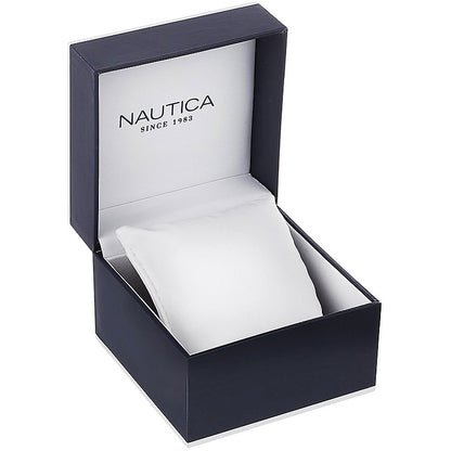 NAUTICA Mod. NAPTCF210 official box for gent's quartz analog watch.