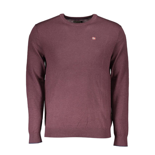 Napapijri Purple Wool Sweater