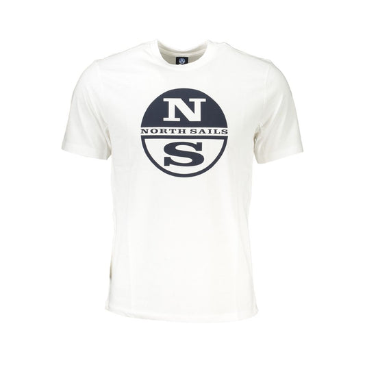 North Sails Bianco Cotton Men T-Shirt