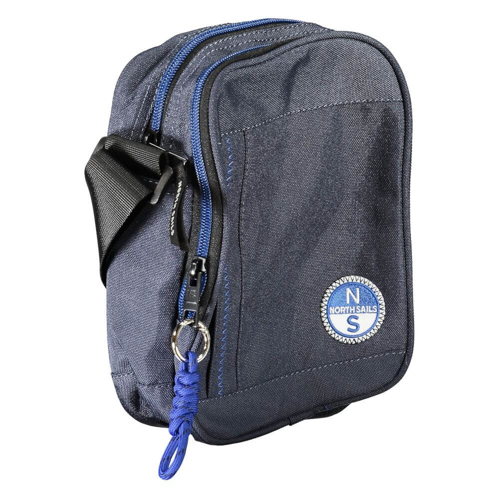 Front view with bag zipped and handles upright.