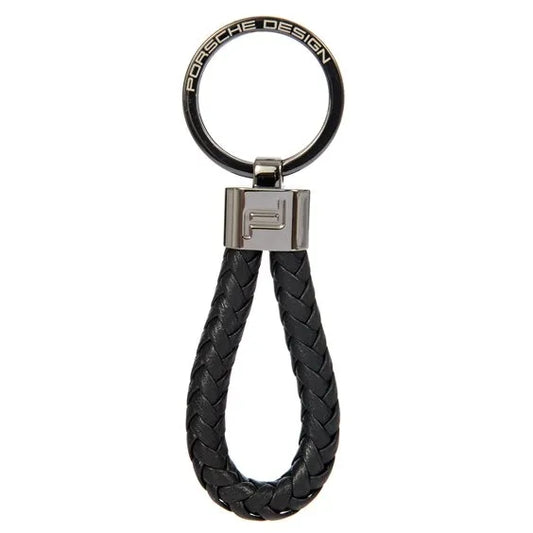PORSCHE DESIGN MOD. CLASSIC leather keychain in official box packaging.