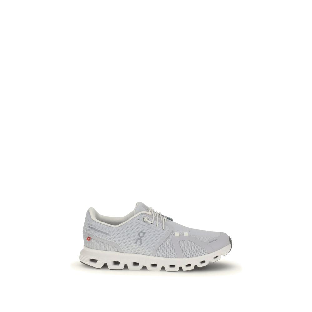 ON White Fabric Athletic Sneakers
